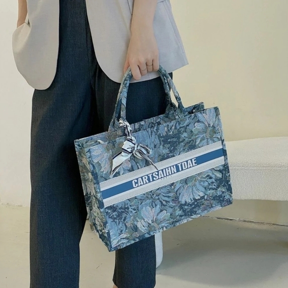 Christian Date  Patchwork Paitings‎ Art Satchel Handbag - Picture 6 of 12